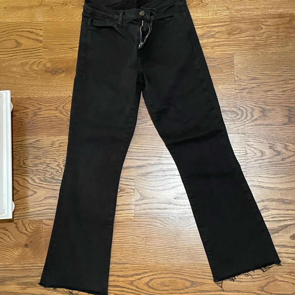 JBRAND, Size 28, Black Bootcut Jeans